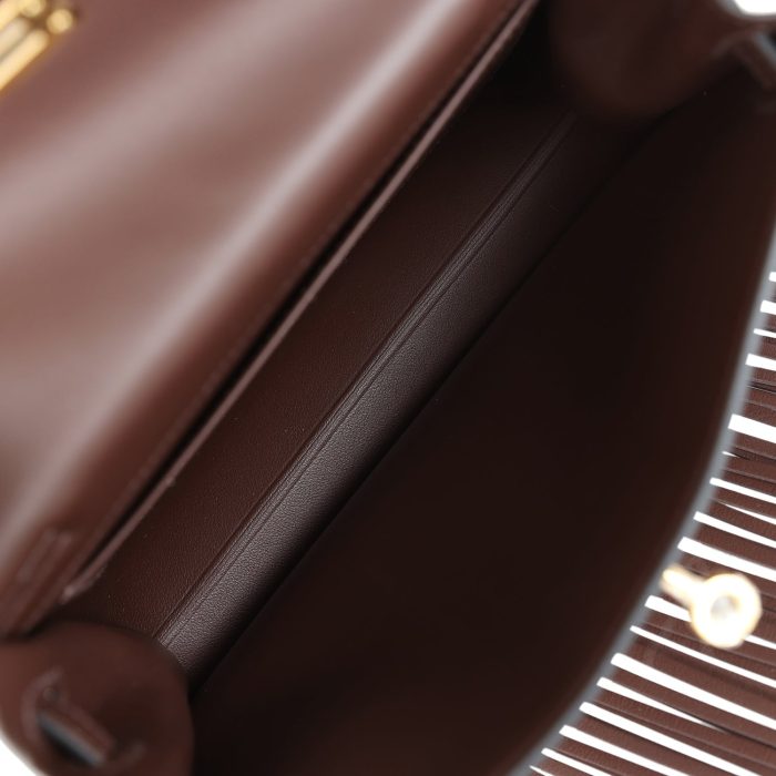 Handmade Bag HKDA Moka Swift Gold Hardware - 图片 9