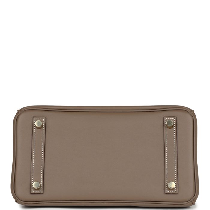 Handmade Bag HB 25 Etoupe Swift Gold Hardware - 图片 5
