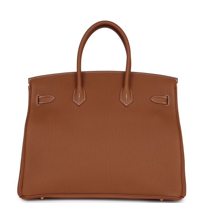 Handmade Bag HSOB(HSS) 35 Gold Togo Gold Hardware - 图片 4