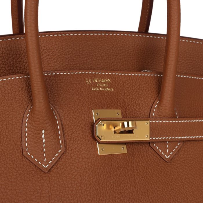 Handmade Bag HSOB(HSS) 35 Gold Togo Gold Hardware - 图片 6