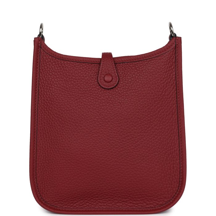 Handmade Bag HE TPM Rouge H Clemence Palladium Hardware - 图片 5