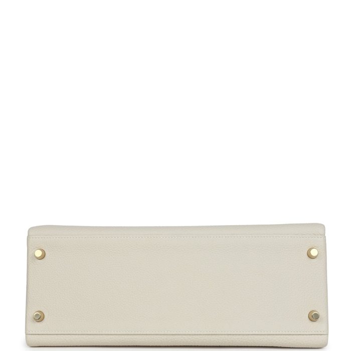 Handmade HKR 32 Craie Togo Gold Hardware - 图片 6