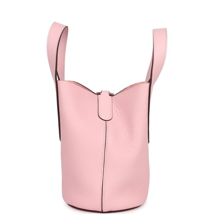 Handmade Bag HITL 18 Rose Sakura Clemence and Swift Palladium Hardware - 图片 3