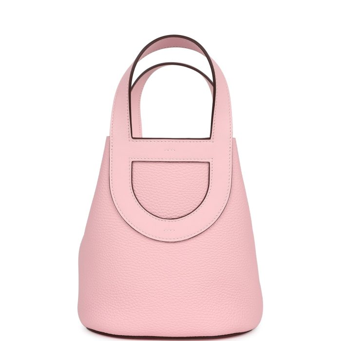 Handmade Bag HITL 18 Rose Sakura Clemence and Swift Palladium Hardware - 图片 4