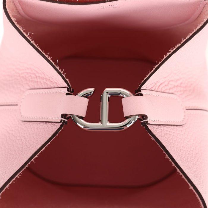 Handmade Bag HITL 18 Rose Sakura Clemence and Swift Palladium Hardware - 图片 7