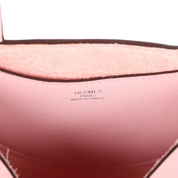 Handmade Bag HITL 18 Rose Sakura Clemence and Swift Palladium Hardware - 图片 9