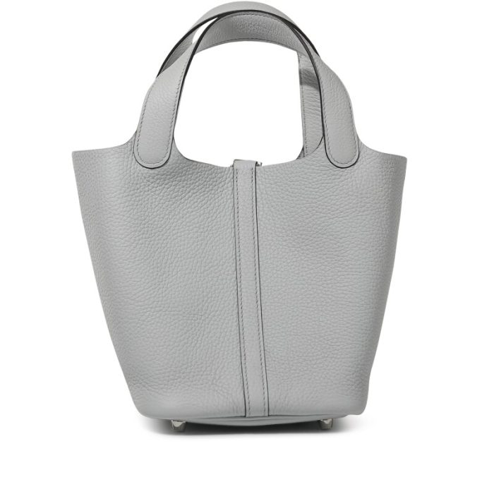Handmade HPL 18 Bleu Pale Clemence Palladium Hardware - 图片 4