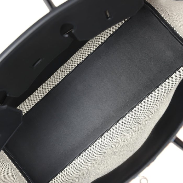 Handmade Bag HSB Light 39 Multicolor Toile and Black Swift Palladium Hardware - 图片 8