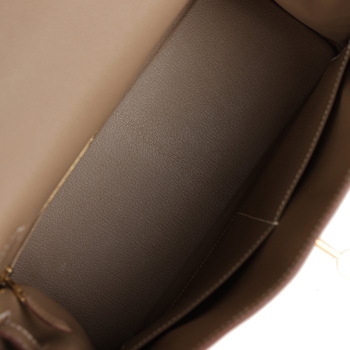 Handmade HKR 28 Etoupe Togo Gold Hardware - 图片 8