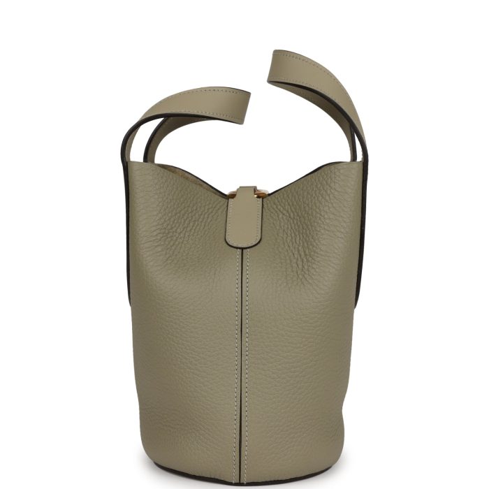 Handmade Bag HITL 18 Sauge Clemence and Swift Gold Hardware - 图片 3