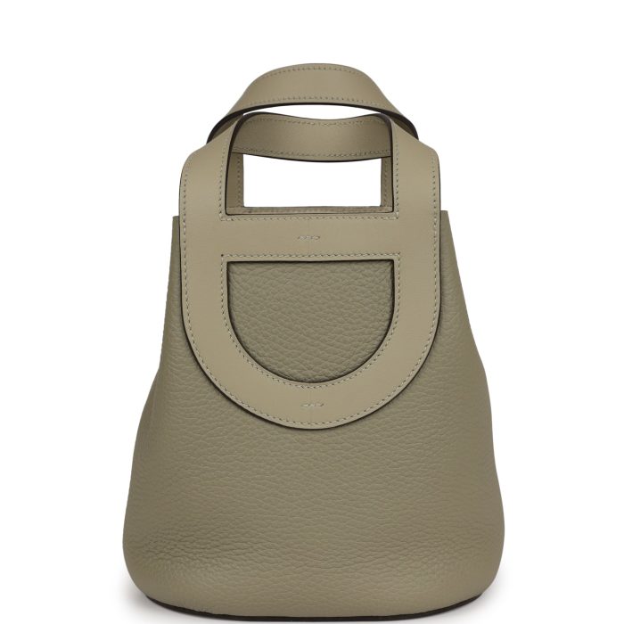 Handmade Bag HITL 18 Sauge Clemence and Swift Gold Hardware - 图片 4