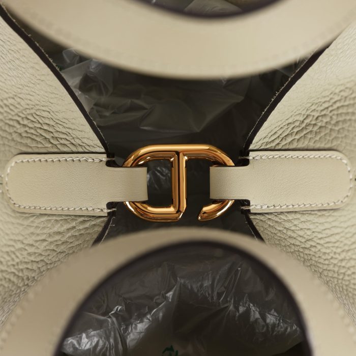 Handmade Bag HITL 18 Sauge Clemence and Swift Gold Hardware - 图片 6