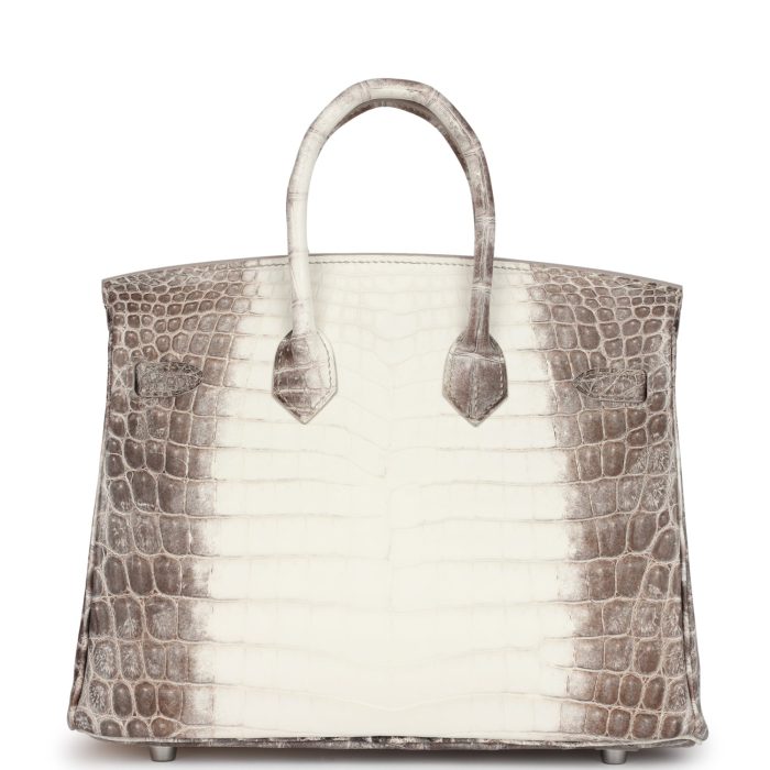 Handmade Bag HB 25 Himalaya Niloticus Crocodile Palladium Hardware - 图片 4