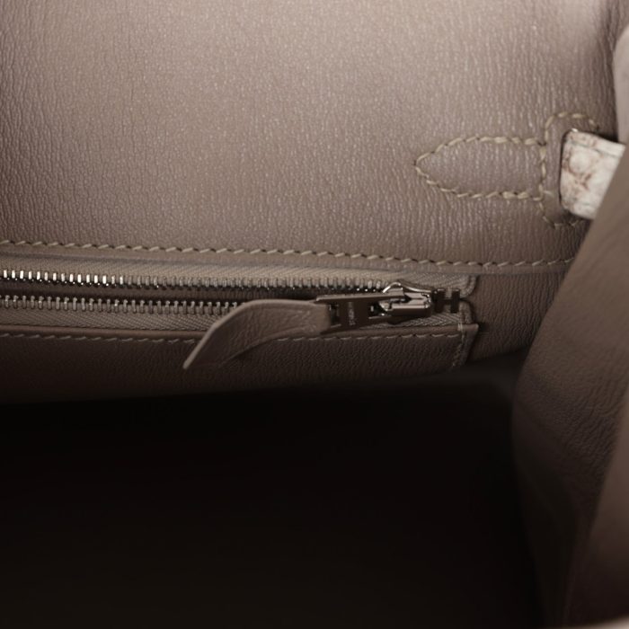 Handmade Bag HB 25 Himalaya Niloticus Crocodile Palladium Hardware - 图片 8