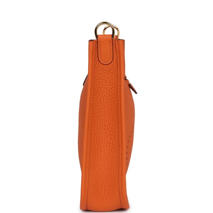 Handmade Bag HE TPM Orange Clemence Gold Hardware - 图片 4
