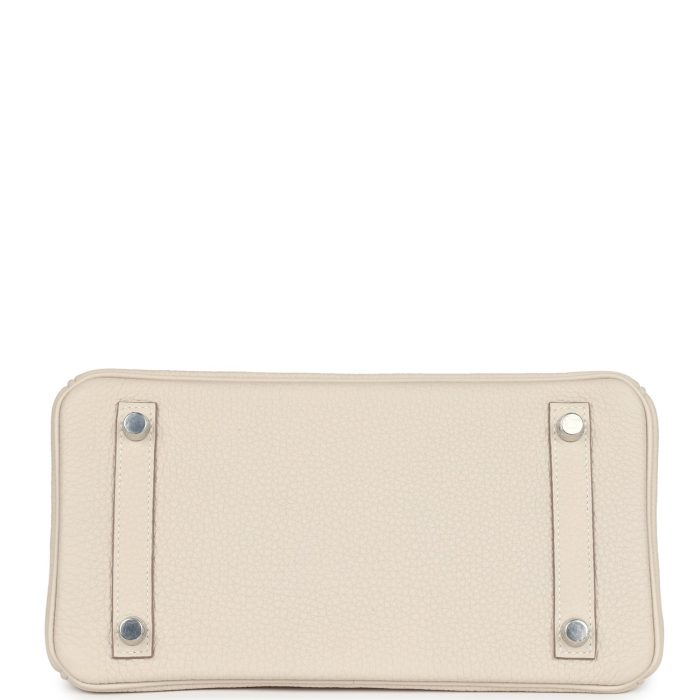 Handmade Bag HB 25 Craie Togo Palladium Hardware - 图片 5
