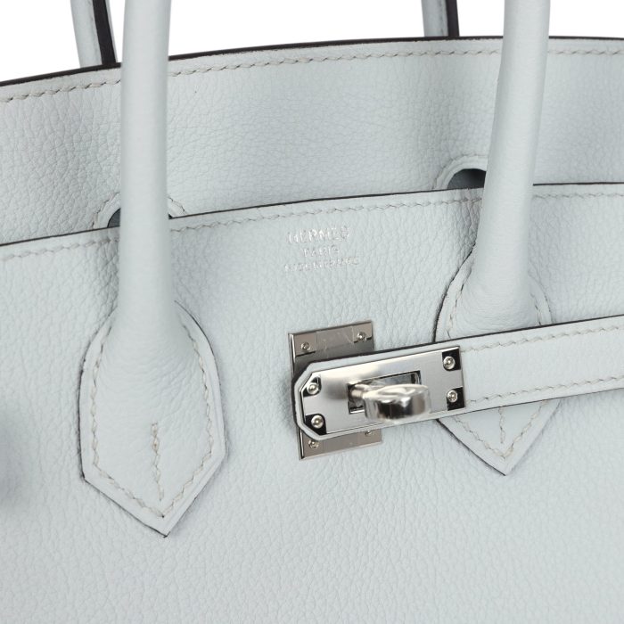 Handmade Bag HB 25 Gris Platine Togo Palladium Hardware - 图片 6