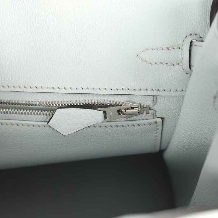 Handmade Bag HB 25 Gris Platine Togo Palladium Hardware - 图片 8