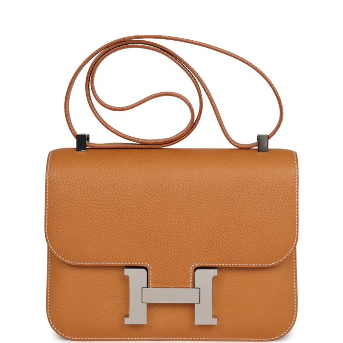 Handmade Bag HC 1-24 Naturel Sable Vache Naturel Graine Palladium Hardware