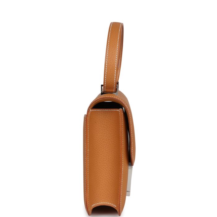 Handmade Bag HC 1-24 Naturel Sable Vache Naturel Graine Palladium Hardware - 图片 3