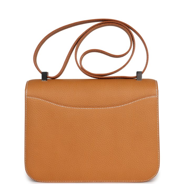 Handmade Bag HC 1-24 Naturel Sable Vache Naturel Graine Palladium Hardware - 图片 4