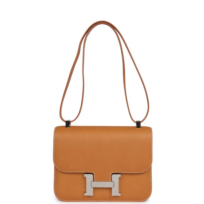 Handmade Bag HC 1-24 Naturel Sable Vache Naturel Graine Palladium Hardware - 图片 6