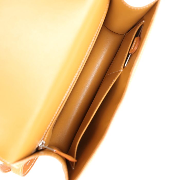 Handmade Bag HC 1-24 Naturel Sable Vache Naturel Graine Palladium Hardware - 图片 8