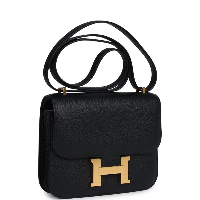Handmade Bag HC 18 Black Epsom Gold Hardware - 图片 2