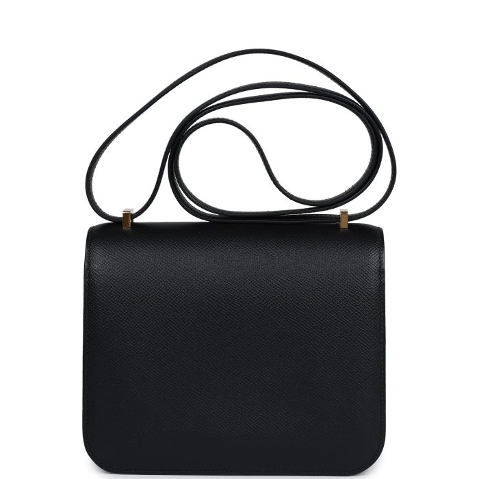 Handmade Bag HC 18 Black Epsom Gold Hardware - 图片 4