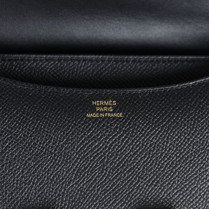 Handmade Bag HC 18 Black Epsom Gold Hardware - 图片 6