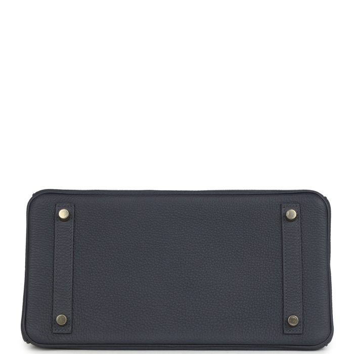 Handmade Bag HB 30 Ardoise Togo Gold Hardware - 图片 5