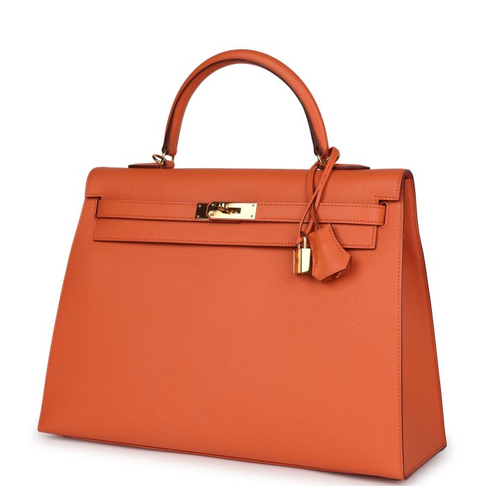 Handmade HKS 35 Mango Epsom Gold Hardware - 图片 2