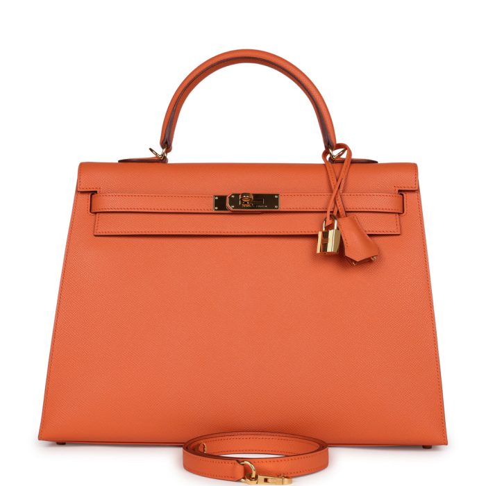 Handmade HKS 35 Mango Epsom Gold Hardware - 图片 6