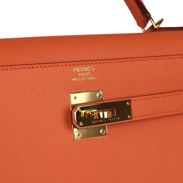 Handmade HKS 35 Mango Epsom Gold Hardware - 图片 7