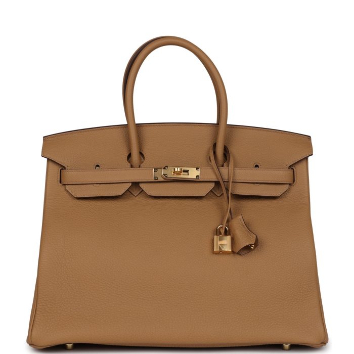 Handmade Bag HB 35 Biscuit Togo Gold Hardware