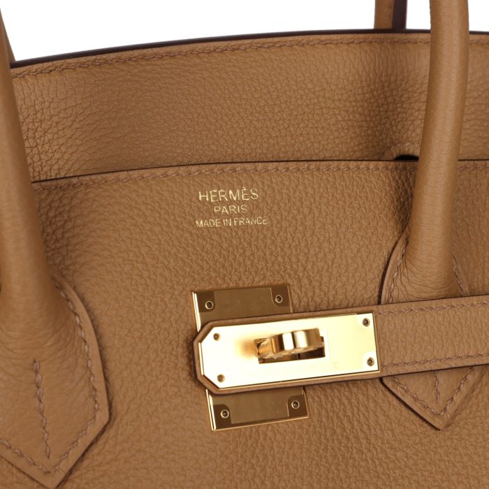 Handmade Bag HB 35 Biscuit Togo Gold Hardware - 图片 6
