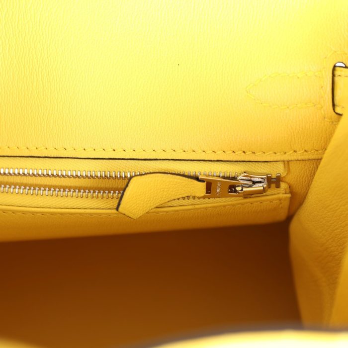 Handmade Bag HB 25 Mimosa Matte Niloticus Crocodile Palladium Hardware - 图片 8