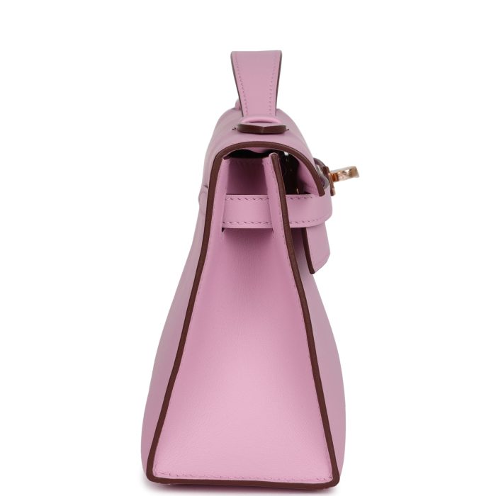 Handmade HKP Mauve Sylvestre Swift Rose Gold Hardware - 图片 4