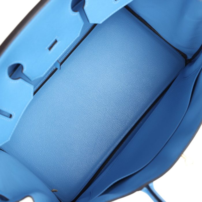 Handmade Bag HB 35 Bleu Paradise Epsom Gold Hardware - 图片 7