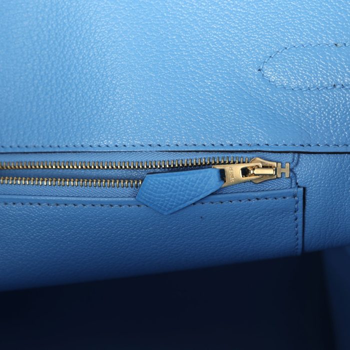 Handmade Bag HB 35 Bleu Paradise Epsom Gold Hardware - 图片 8