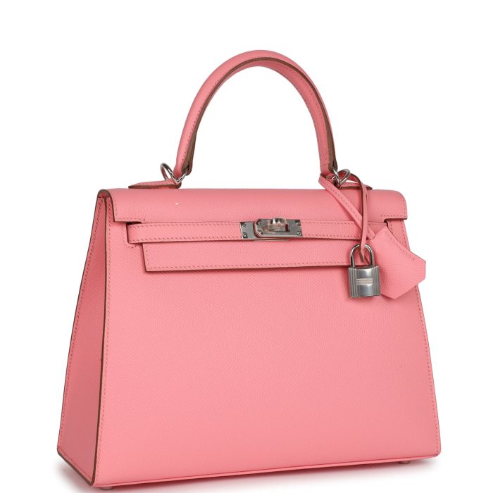 Handmade HKS 25 Rose Confetti Epsom Palladium Hardware - 图片 2