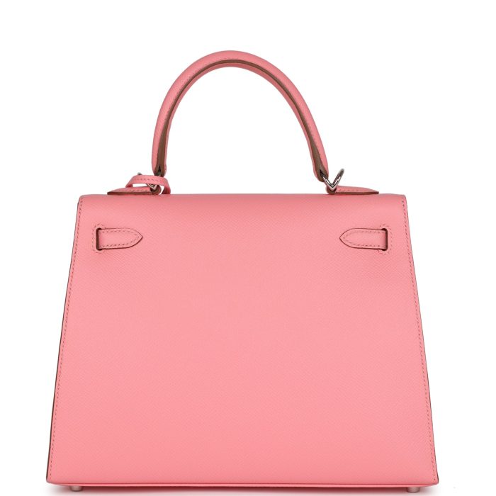 Handmade HKS 25 Rose Confetti Epsom Palladium Hardware - 图片 5