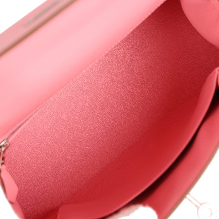 Handmade HKS 25 Rose Confetti Epsom Palladium Hardware - 图片 8