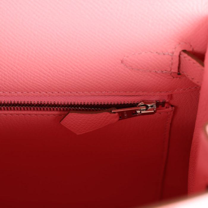 Handmade HKS 25 Rose Confetti Epsom Palladium Hardware - 图片 9