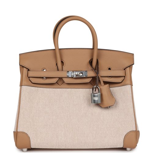 Handmade Bag HB 25 Toile H and Chai Swift Palladium Hardware