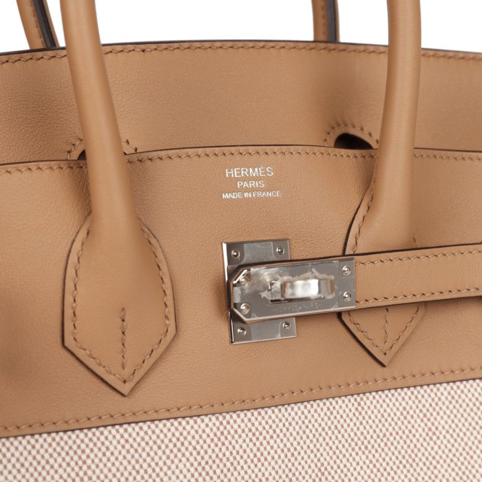 Handmade Bag HB 25 Toile H and Chai Swift Palladium Hardware - 图片 6