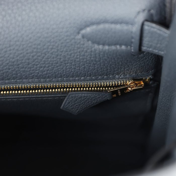 Handmade HKR 28 Gris Misty Togo Permabrass Hardware - 图片 9