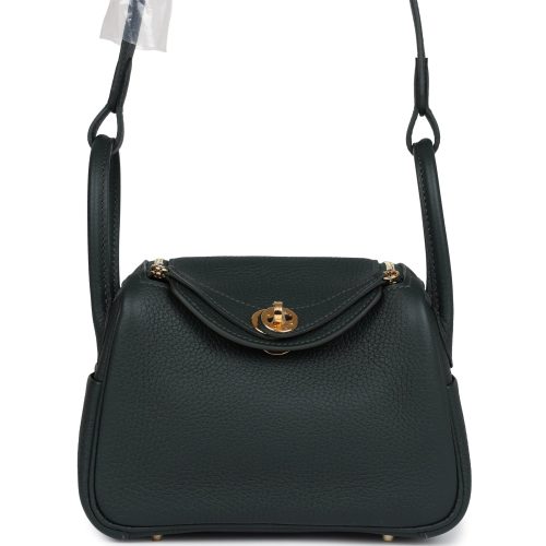Handmade MHL Vert Fonce Clemence Gold Hardware