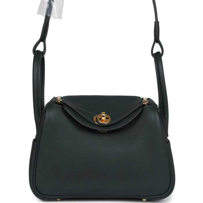 Handmade MHL Vert Fonce Clemence Gold Hardware