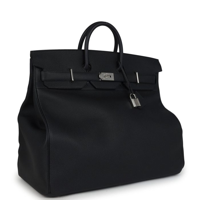Handmade Bag HB HAC 50 Black Togo Palladium Hardware - 图片 2